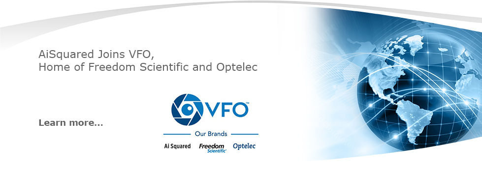 Ai Squared joins VFO, home of Freedom Scientific and Optelec.